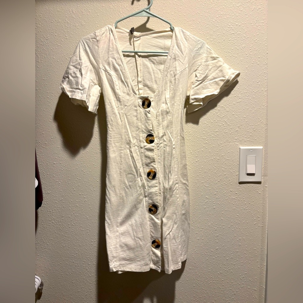 ASOS white mini dress